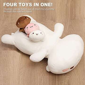 Onsoyours 4 Piece Cat Plush Toys Set - Perfect Gift!