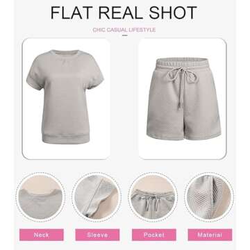 SHEWIN Comfy Two Piece Lounge Set for Women