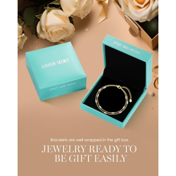 Elegant LOUISA SECRET Birthstone Bracelet for Women