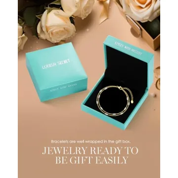 Elegant LOUISA SECRET Birthstone Bracelet for Women