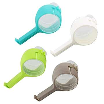 7Penn Food Bag Clips - Seal & Pour Storage Set 4pk