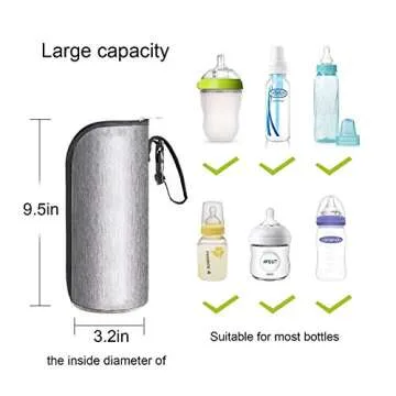 Bottle Cooler Bag for Breastmilk, Beverages & Food