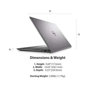 DELL Vostro 7500 Laptop - i7, GTX 1650 Ti, 16GB RAM, 512GB SSD