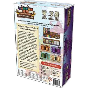 Barbearian: Battlegrounds (Tales of Barbearia) by Greenbrier Games, Strategy Board Game