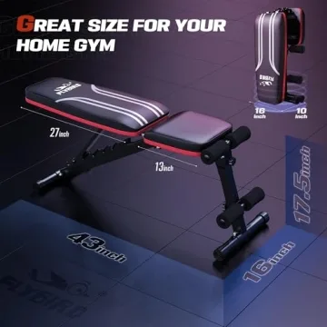 FLYBIRD Adjustable Weight Bench for Home Gym Workout