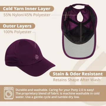Gymwrap Pony 2.0 Adjustable Sweat-Wicking Cap