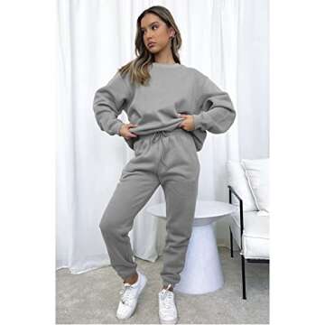 Stylish KANSOON Women's Two Piece Sweatsuits Set