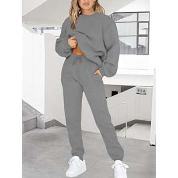 Stylish KANSOON Women's Two Piece Sweatsuits Set