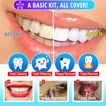 G.CATACC 10 Pack Dental Tools for Professional Teeth Cleaning