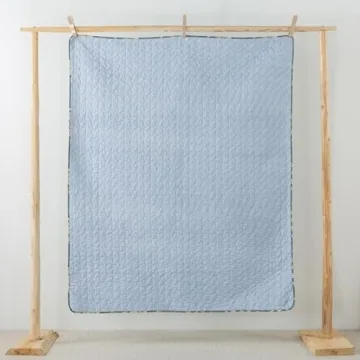 SLPR Floral Farmhouse Quilted Throw Blanket - 50"x60"