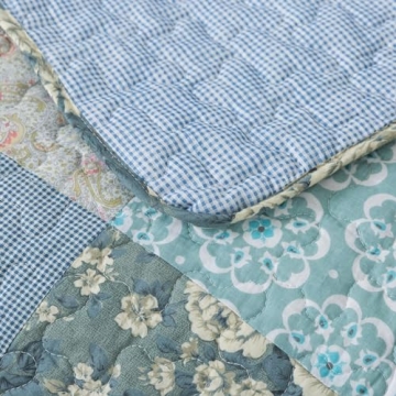 SLPR Floral Farmhouse Quilted Throw Blanket - 50"x60"