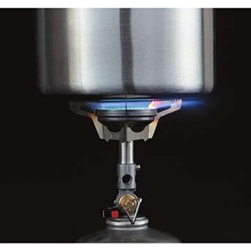 SOTO Windmaster Stove with 4Flex - Canister Stove for Windy Weather - Durable with Windscreen and Micro Regulator Valve System - Canister not Included