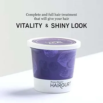 Hairgurt Curl Perfecting Yogurt Hair Mask - Coconut-Acai - Hair Mask for Wavy Hair Care - Nourishing Hair Treatment Masks- Ideal for Dry Hair - Promotes Bouncy, Shiny Curls - 6 oz