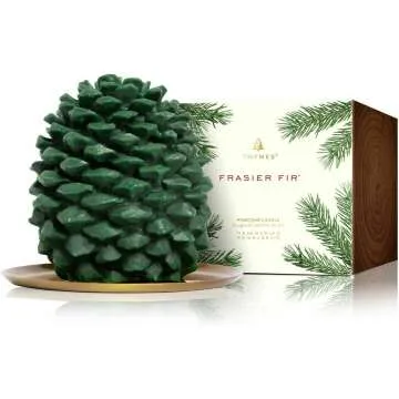 Thymes Frasier Fir Petite Pinecone Candle – Seasonal Fragrance