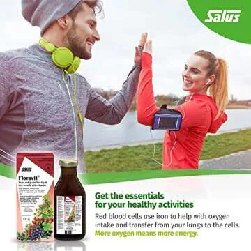 Salus Floravit Liquid Iron and Vitamins Supplement | 500ml