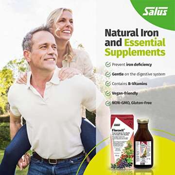 Salus Floravit Liquid Iron and Vitamins Supplement | 500ml