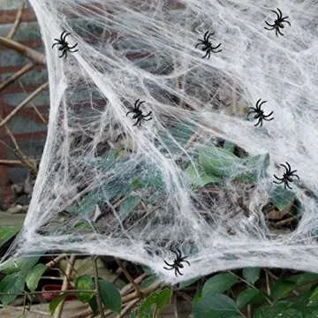 AOSTAR Halloween Spider Webs Decorations for Parties