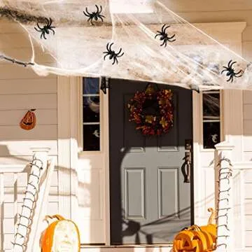 AOSTAR Halloween Spider Webs Decorations for Parties