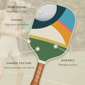 Recess Premium Pickleball Paddle, Lightweight & Stylish