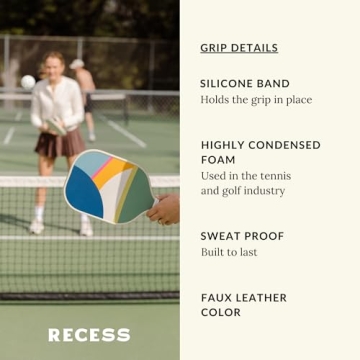Recess Premium Pickleball Paddle, Lightweight & Stylish