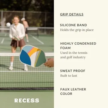 Recess Premium Pickleball Paddle, Lightweight & Stylish