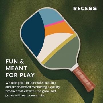 Recess Premium Pickleball Paddle, Lightweight & Stylish