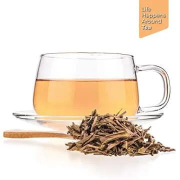Tealyra Hojicha Roasted Green Tea - Authentic Low Caffeine Delight