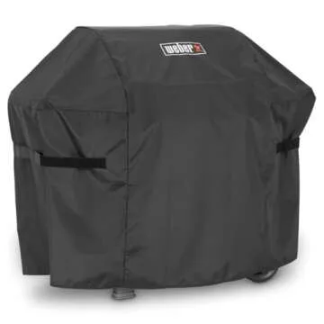 Weber Spirit and Spirit II 300 Series Premium Grill Cover, Heavy Duty and Waterproof, Fits Grill Widths Up To 50 Inches