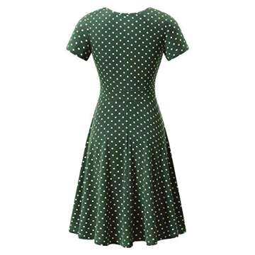 MSBASIC Tshirt Dress Polka Dot Dress for Women Poka Dot XL