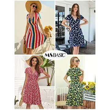 Trendy Polka Dot T-shirt Dress for Women  | MSBASIC