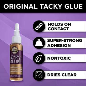 Aleene's Tacky Glue Trial Pack Perfect for Crafters