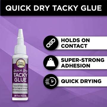 Aleene's Tacky Glue Trial Pack Perfect for Crafters