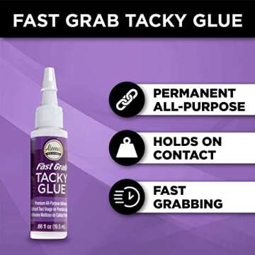 Aleene's Tacky Glue Trial Pack Perfect for Crafters