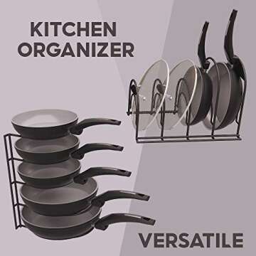 Reliable 5-Tier SHINETRUST Pot and Pan Organizer