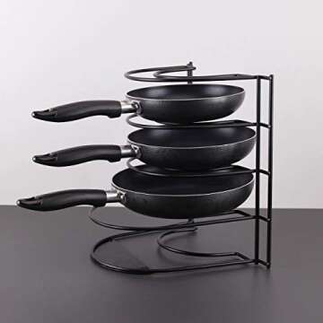 Reliable 5-Tier SHINETRUST Pot and Pan Organizer