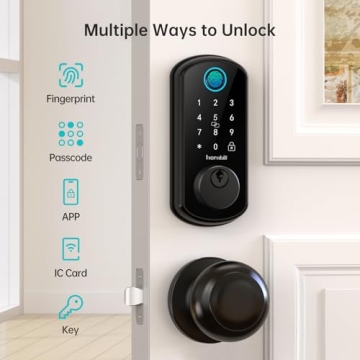 Hornbill WiFi Smart Door Lock with Keyless Entry System