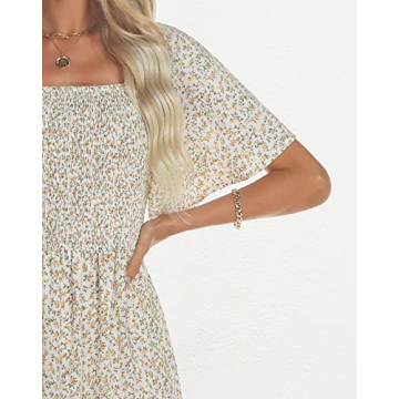 Zattcas Floral Midi Dress - Trendy & Comfortable for All Events