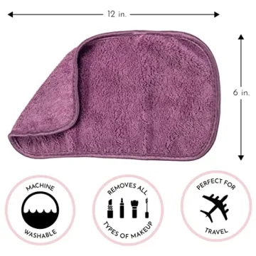 S&T INC. Reusable Makeup Remover Cloths, Eco-Friendly & Gentle Cleaning