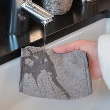 S&T INC. Reusable Makeup Remover Cloths, Eco-Friendly & Gentle Cleaning