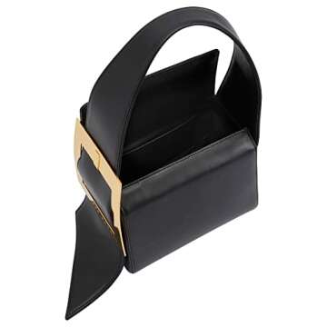 Giuseppe Zanotti Lorellie Leather Shoulder Bag - Black Style