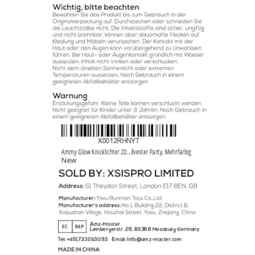 Premium Glow Sticks Bulk Party Pack for Halloween Fun