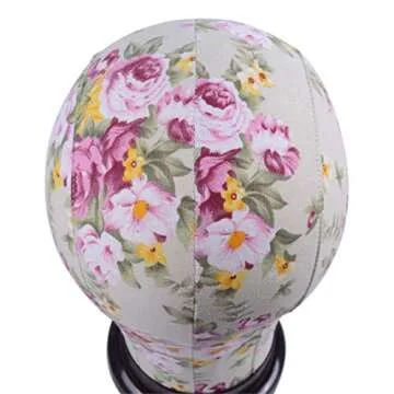 YANTAISIYU 23" Canvas Block Head for Wig Styling