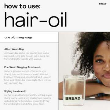 Bread Beauty Hair Oil for All Hair Types - Silicone Free