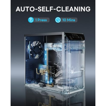 SenCre Nugget Ice Maker Delivers 44lbs Chewable Ice Daily