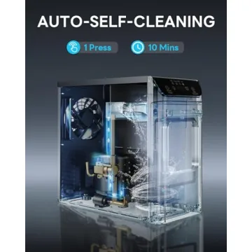 SenCre Nugget Ice Maker Delivers 44lbs Chewable Ice Daily