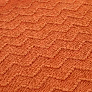 BATTILO HOME Burnt Orange Throw Blanket Soft Lightweight