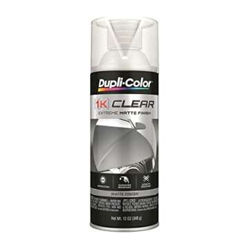 Duplicolor 1K Clear Matte Finish Spray Paint - 12 oz