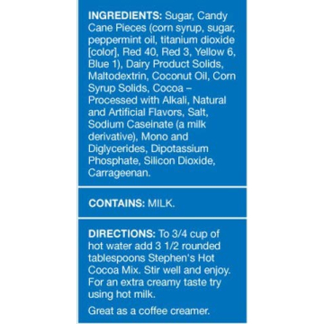 Stephen's Candy Cane Gourmet Hot Cocoa - 16oz Delightful Blend