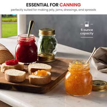 Bormioli Rocco Quattro Stagioni 5 Ounce Jars - 12 Pack