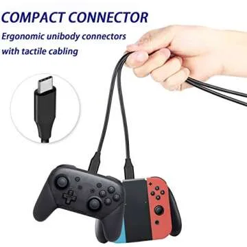 DEEGO 15Ft USB C Cable for PS5 and Samsung Devices